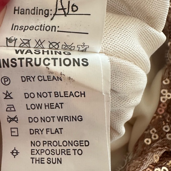 Kate Kasin Women Plus Size Dress Formal Evening Party, Rose Gold, Size 16 - Picture 2 of 6